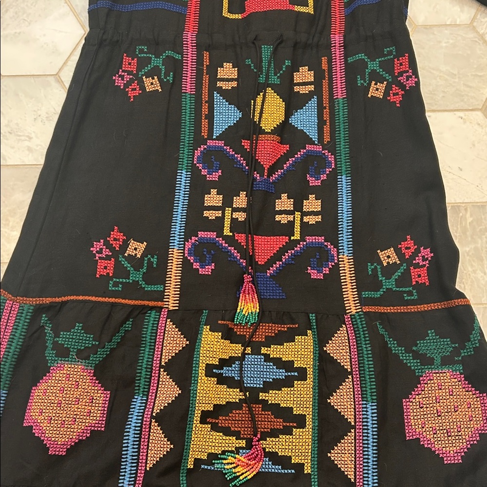 Farm Rio Embroidered Maxi Dress - Picture 5 of 7